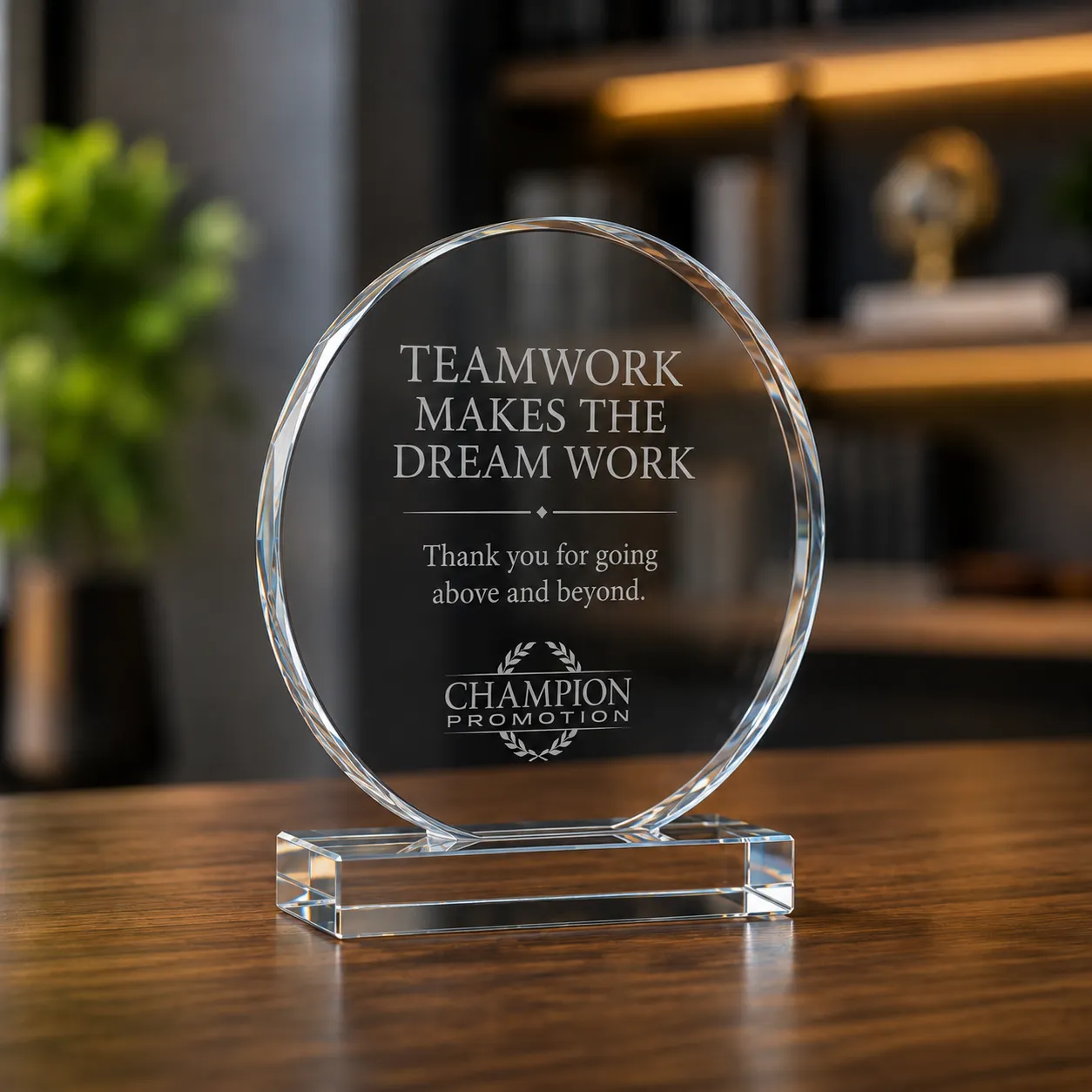 Modern custom acrylic awards